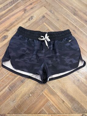 Vuori Women’s Clementine Black Camo Shorts - Lightweight Active Short